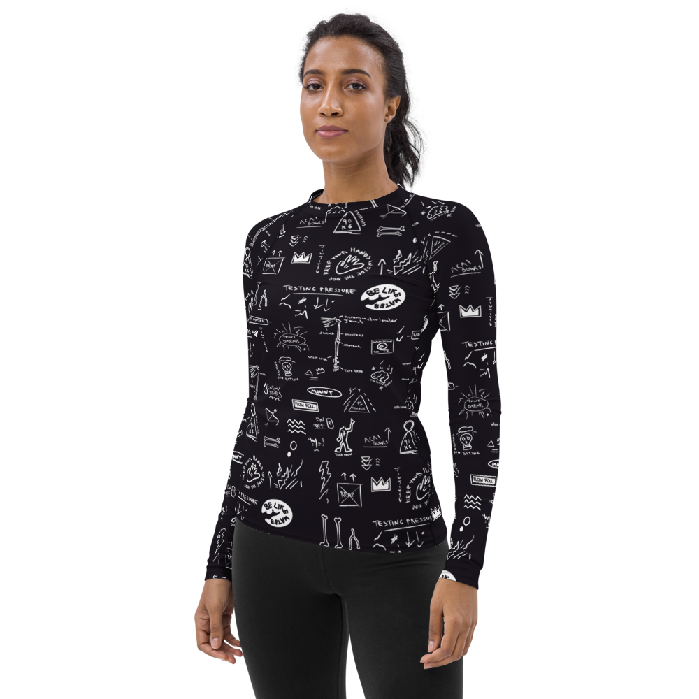 Graffiti Long Sleeve Rashguard
